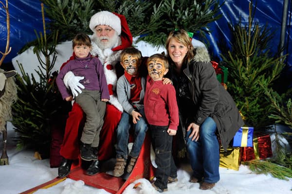 Animation père noël pour Dégremont @SUEZ au cirque Bouglione à Nanterre le 10/12/2011